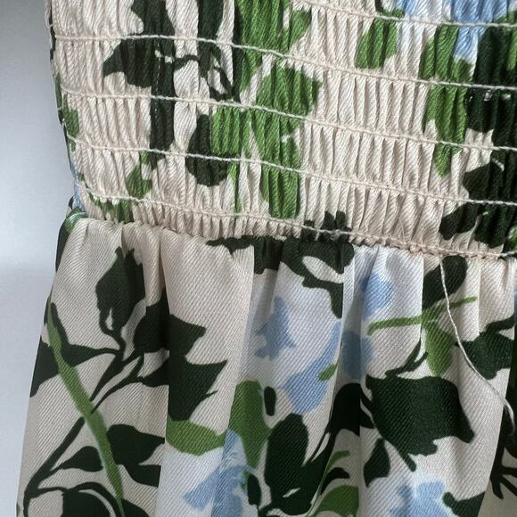 EUC Tuckernuck Floral Maxi Dress - Green and Blue - Picture 5 of 11